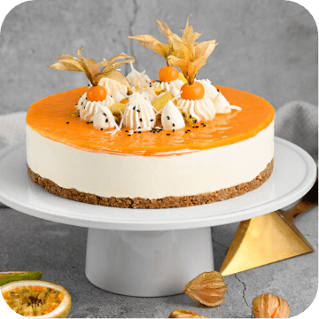 Mango Passionfruit Cheesecake