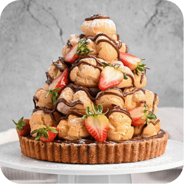 Nutella Profiterole Tower